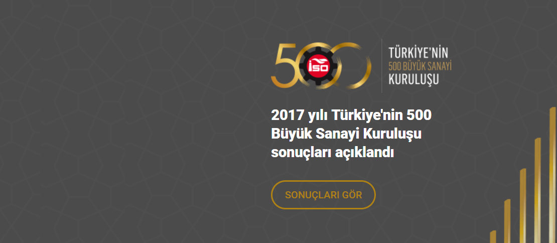 ISO 500 Metal Sanayi Sıralaması - 2017